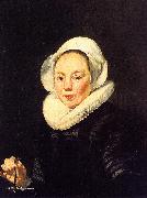 Thomas De Keyser Portrait of a Woman Holding a Balance oil painting artist